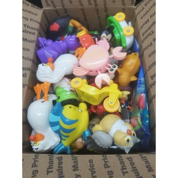 Disney & Burger King Push Wind Up Other Toys Mixed Lot Pretend Play 3.6 lbs - Picture 2 of 4